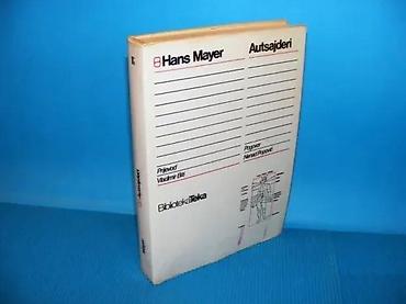 tedi torbe: AUTSAJDERI Hans MayerGZH 1981Tvrd povez, strana 389. Stanje vrlo — 1