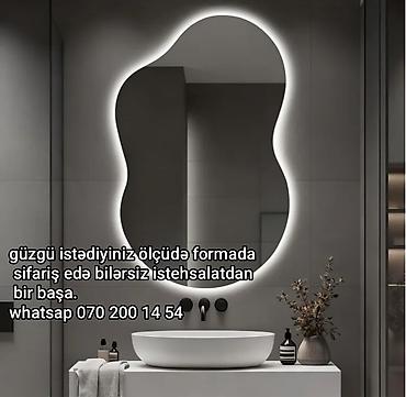 Güzgü Divar üçün, Arxa işıqlı lalafo.az -da Güzgü Divar üçün, Arxa işıqlı