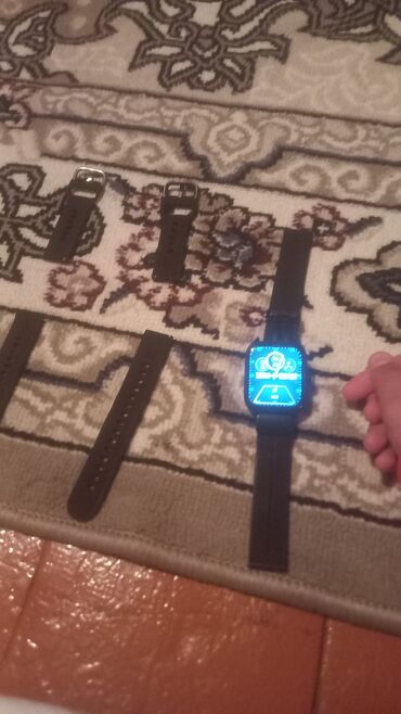 Smart saatlar: Yeni, Smart saat, Sensor ekran, rəng - Qara — 20