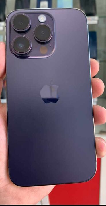 IPhone 14 Pro, 128 ГБ, Синий, Отпечаток пальца, Беспроводная зарядка, Face ID