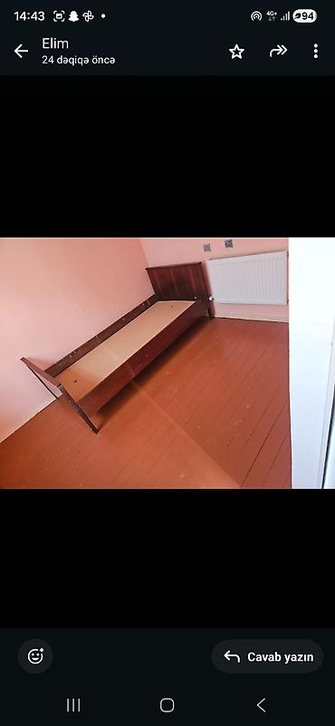 1 комнатная квартира студия: 1 otaqlı kiçik yaşayış yeri (studiyaya yaxın plan) - Otaq: tək — 1
