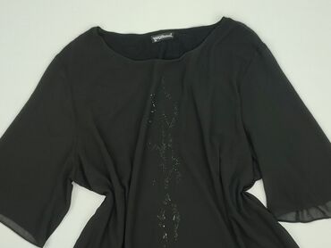 czarne obcisła bluzki: Women's blouse, size 5XL