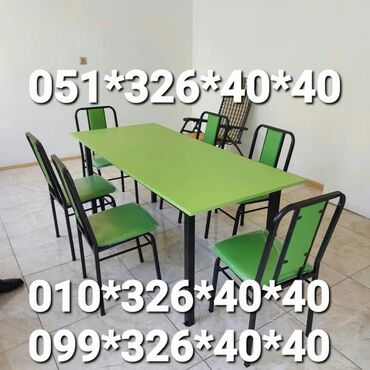 Masa və oturacaq dəstləri: Mətbəx üçün, Yeni, Dördbucaq masa, 4 stul — 24