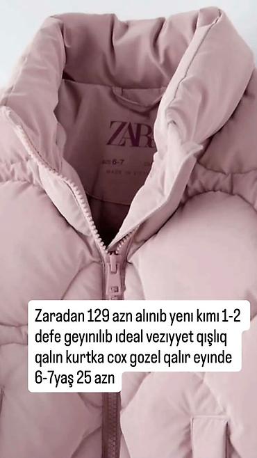Kurtka, Qız üçün, 6 - 7 yaş, Zara Kids lalafo.az -da Kurtka, Qız üçün, 6 - 7 yaş, Zara Kids