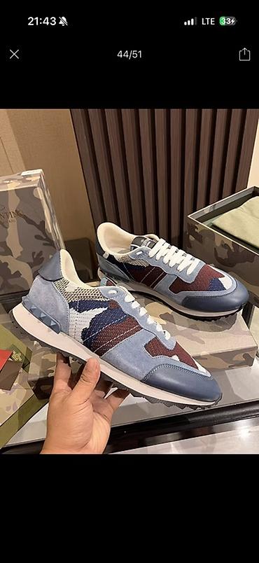 Мырзалардын бут кийими: Эркектердин кроссовкасы, 40, Valentino, Жаңы, түсү - Көк — 3