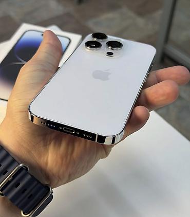 telefon ucun kabro: IPhone 14 Pro, 128 GB, Matte Gold, Zəmanət, Simsiz şarj, Face ID — 3