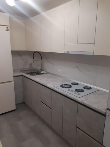 Sifarişlə mətbəx mebeli: Sifarişlə mətbəx dəsti, Özü çəkən petlələr, MDF, Kredit var, Pulsuz çatdırılma — 10