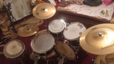 пианино беларусь ссср цена: Akustik baraban dəsti Tam komplekt akustik set: - Kick (bas barabanı)