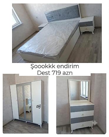 возьму в дар мебель: Dəstə daxildir: ✔ Dolab – 160×47×200 ✔ Taxt – 160×200 🎁 Matras hədiyyə — 1