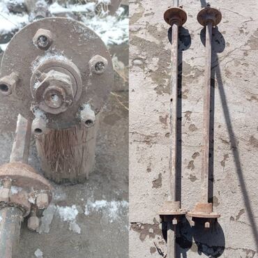 камаз аксессуары: Продаются оси на бричку Б/У. Колеса стояли от москвича. Звоните по