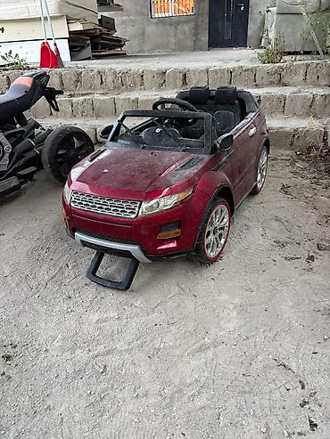Uşaq üçün elektrik maşınları: Uşaq üçün elektrikli minik maşını - Korpus: qırmızı rəngli SUV — 1