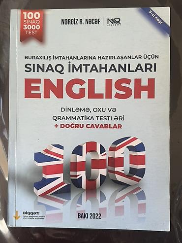 Testlər: Məhsul: “Sınaq İmtahanları – English” (5-ci nəşr) Müəllif: Nərgiz R — 1