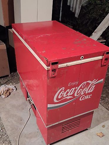 irsad derin dondurucu: Coca‑Cola brendlı kommersiya soyuducusu (üstdən açılan, sandıq tipli) — 2
