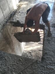 Beton işləri: #Betonkesme #betondeşmə Beton kubik kərpic - dən kəsim deşim — 17