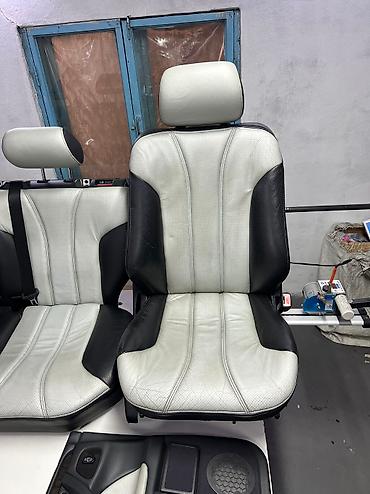 e6 3: Комплект сидений, Кожа, Mercedes-Benz 2001 г., Б/у, Оригинал, Германия — 3
