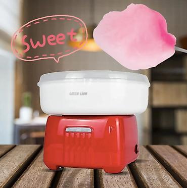 вата машина: 🍭 Машина для сладкой ваты Green Lion 500W — Бело-Красная Настоящий — 2
