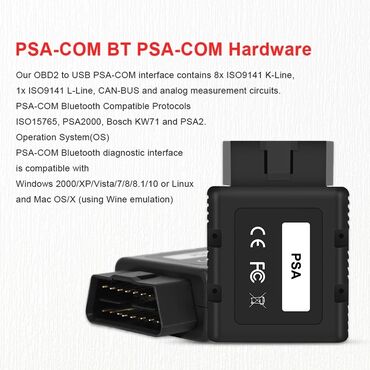 Alati za automobile: PSA-COM Citroen Peugeot Dijagnostika Srpski Jezik PSACOM Bluetooth — 3