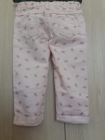Παντελονι midi modi 1-1,5 y, 80-86 cm. απαλο ροζ με διακριτικες