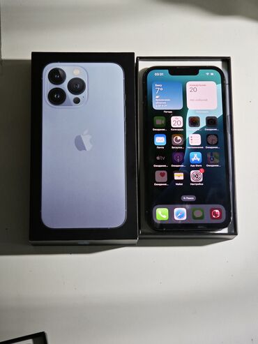 Apple iPhone: IPhone 13 Pro, 128 GB, Blue Titanium, Face ID