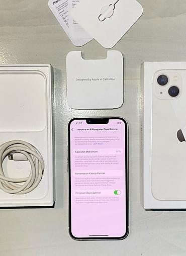 apple ipad 13: IPhone 13, 128 GB, Ağ, Zəmanət, Kredit, Simsiz şarj — 5