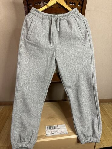 спортивное оборудование: Серые спортивные штаны (джоггеры) - Классический светло‑серый меланж