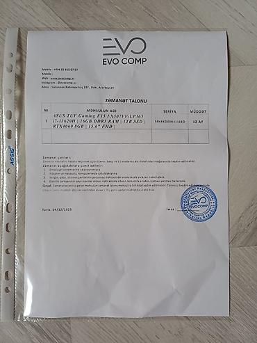 stolustu ventilyator: Yeni ASUS TUF Gaming, 15.6 ", Intel Core i7, 1 TB — 4