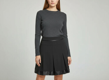 spódnice jeansowe czarne plus size: Pretty Girl, Спідниця жіноча, розмір S