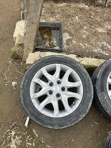 Disk təkərlər: Hyundai orijinal yüngül lehimli disklər və təkər komplekti (4 — 3