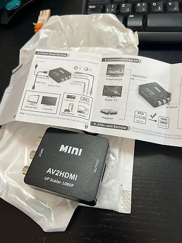proyektor mini: Məhsul: MINI HDMI2AV – HDMI-dən RCA/AV çevirici (UpScaler 1080P) — 6