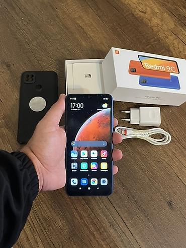 note 15 pro max: Redmi 9C, 64 GB, rəng - Mavi, İki sim kartlı — 4