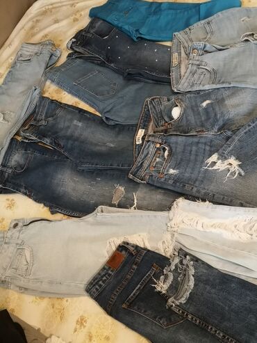 Pantalone: M, Visok struk, Ravne nogavice — 17