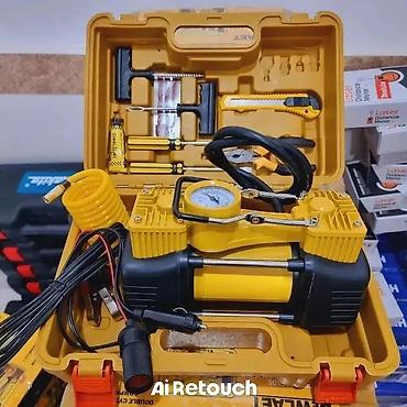 Avtomobil üçün universal təkər kompressoru və təmir dəsti Möhkəm