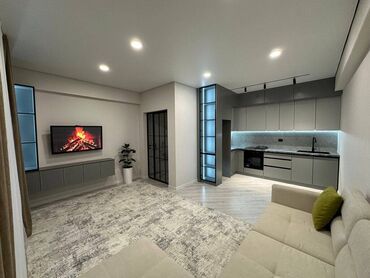 ак босог: 2 комнаты, 50 м², Элитка, 5 этаж, Дизайнерский ремонт