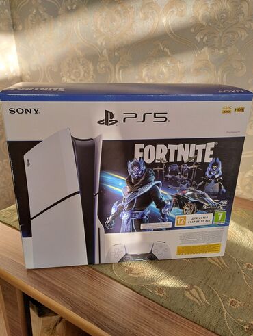 PS5 (Sony PlayStation 5): Sony PlayStation 5 Slim Fortnite Satılır təzə bağlı upakovka plomblu