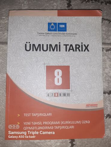 ümumi tarix 7 dərslik: 3manat,Umumi tarix TQDK testi,tezedir islenmeyib