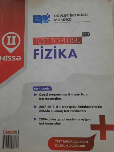 az dili test toplusu cavabları: Fizika test toplusu
 2ci hissə
 2018ci il 
Cavabları yoxdur
