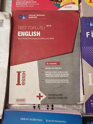 velosiped 28 per page 40: İngilis dili Testlər 11-ci sinif, DİM, 1-ci hissə, 2019 il — 9