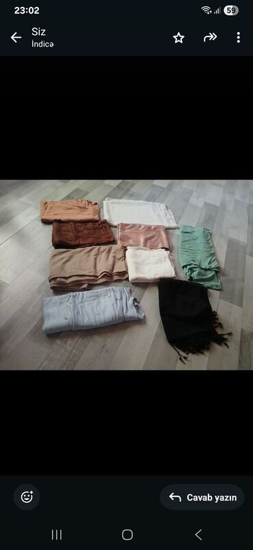 Hicab: Baw ortukleri boniler mayçni werfler cox munasib satilir.Catdirimamiz — 16