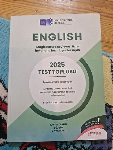 Testlər: Məhsul: “ENGLISH – Magistratura səviyyəsi üzrə imtahana hazırlaşanlar — 1