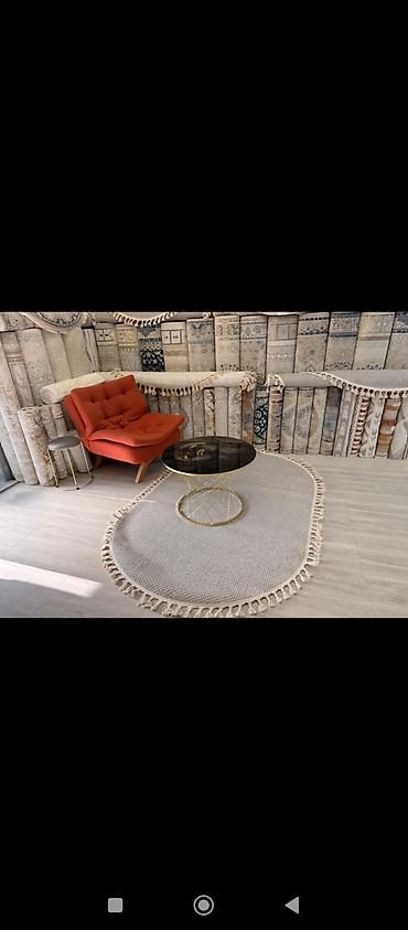 Текстиль: Oval Skandinaviya kilimi kolleksiyası - Forma: oval - Üslub: boho və — 3