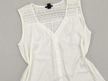 białe bluzki greenpoint: Bluzka Damska, H&M, XL, stan - Idealny