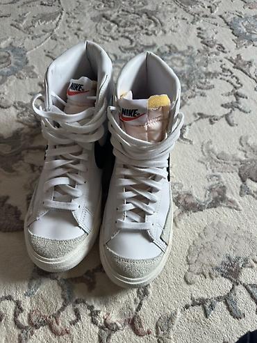 ботасы найк: Мужские кроссовки, 37, 37.5, 38, Nike, Новый, цвет - Белый, Бесплатная доставка — 5