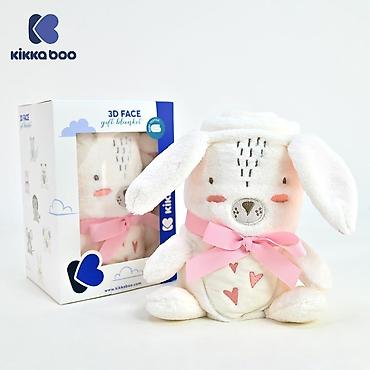 delta home: KikkaBoo Baby ćebence sa 3D vezom 75x100 – Rabbits in Love (šifra — 3
