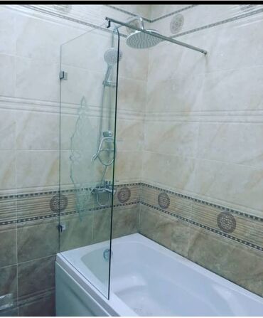 Duş kabinaları, arakəsmələr: Yeni Üstü açıq kabina, Künc üçün, Pulsuz çatdırılma — 1