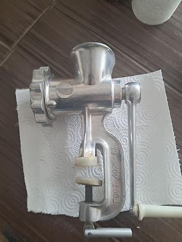 thermal pad: Əl ilə işləyən ətçəkən (mexaniki) - Material: tökmə alüminium gövdə — 2