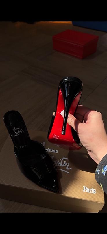 туфли verona: Туфли, 38, Christian Louboutin, Новый, цвет - Черный — 1