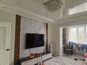 жер уйдон квартира берилет дордой: 3 бөлмө, 82 кв. м, 106-серия, 1 кабат, Евроремонт