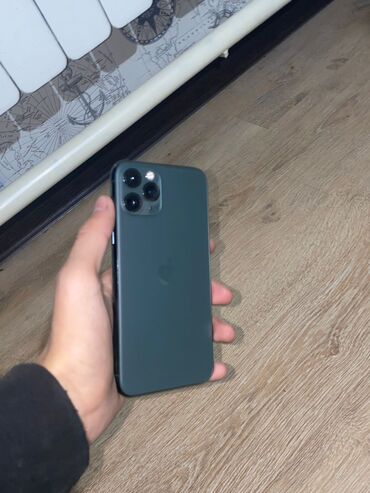 телефон а 7: IPhone 11 Pro, Б/у, 256 ГБ, Matte Silver, 100 %