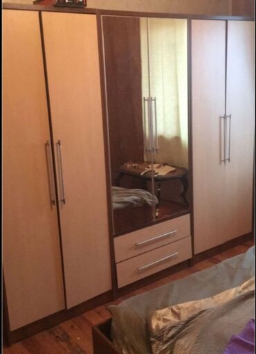 шкаф со столом: Шкаф-вешалка, Б/у, 5 дверей, Распашной, Прямой шкаф, Турция