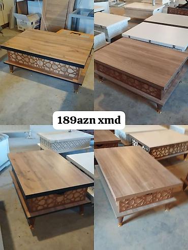novruz stolu: Düz masa, Transformer, Təkərsiz, Teksturalı laminat, Zəmanətsiz — 1